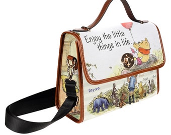 Winnie the Pooh ∙ Messenger Bag  ∙ 100 Acre Wood ∙ Pooh and Piglet ∙ Commuter Bag ∙ Crossbody Bag ∙ School Bag ∙ Handbag ∙ Umbrella ∙ Clutch