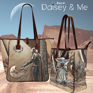 Baby Yoda ∙ Shoulder Bag ∙ Mandalorian • The Child ∙ The Way ∙ Bags and Gifts ∙ Satchel Handbag •  Weekend Bag ∙ Travel Bag ∙ Commuter Tote