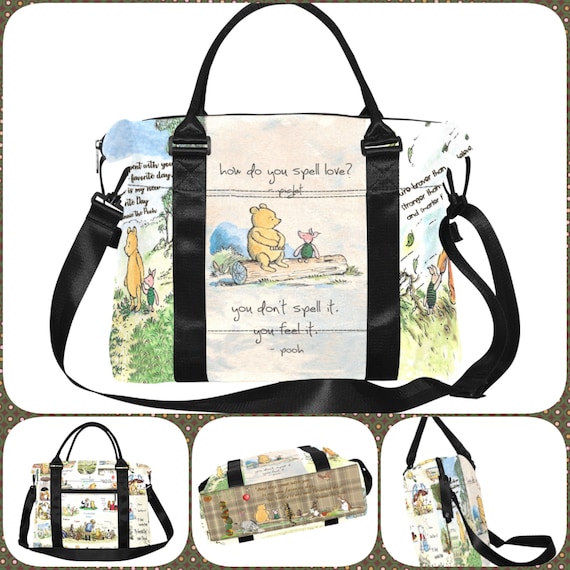 Winnie the Pooh Classic Tall Duffel Bag Piglet Eeyore - Etsy