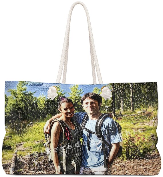 Tote Bag,Custom,Photo,Tote,Lined Tote,Family Theme,Bag,Mom Tote,for Grandmother,Keepsake,Gift,for Her,for Him,Pet Bag,Color,Size,Personalize