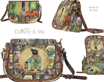 Mr Toad Wild Ride ∙ Crossbody Shoulder Bag ∙ Bags and Purses ∙ Mr Toad Gift ∙ Handbags for Her ∙ Travel Bags ∙ Weekend Bags