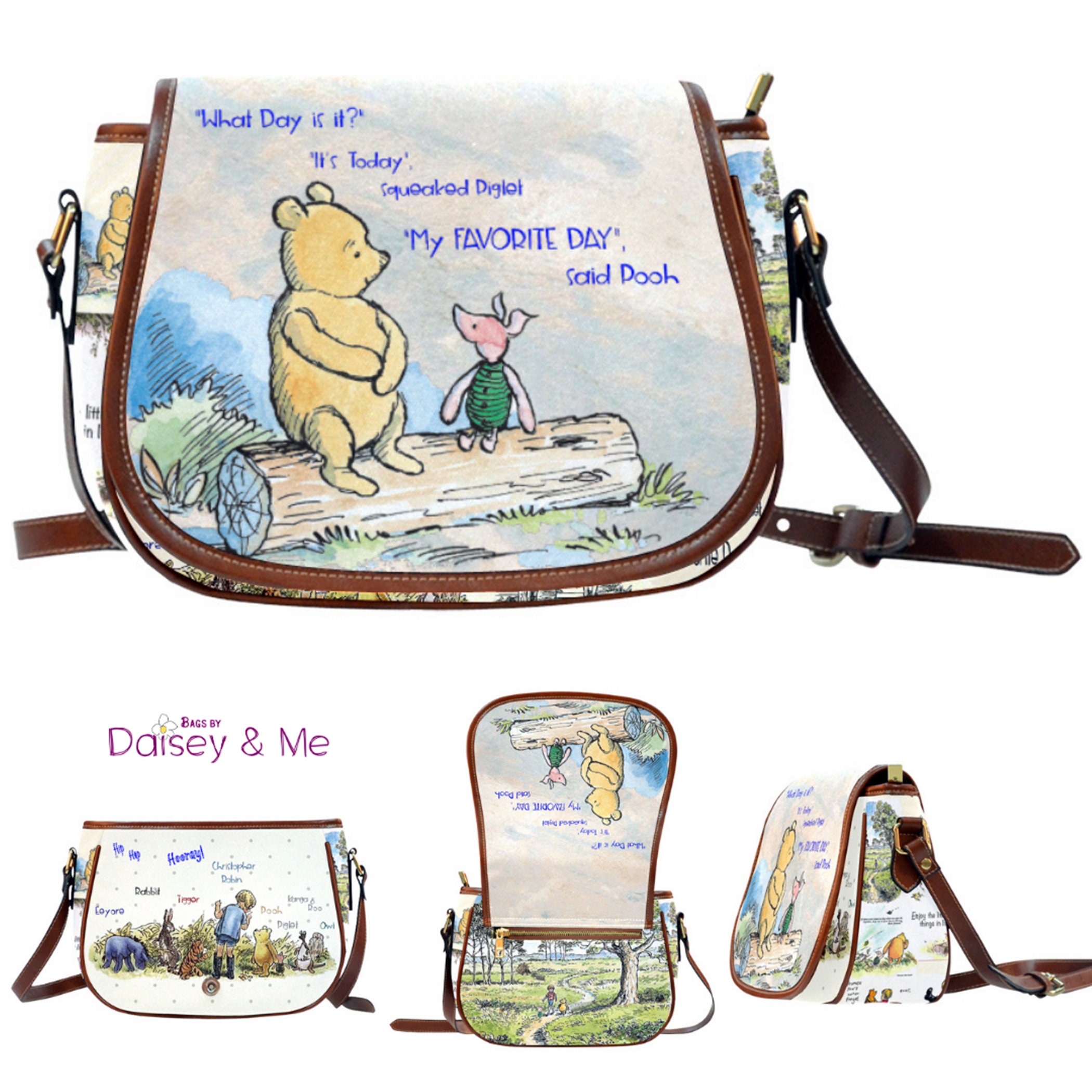 Daddy & Baby UV Colour Changing Mini Crossbody Sling Shoulder Bag