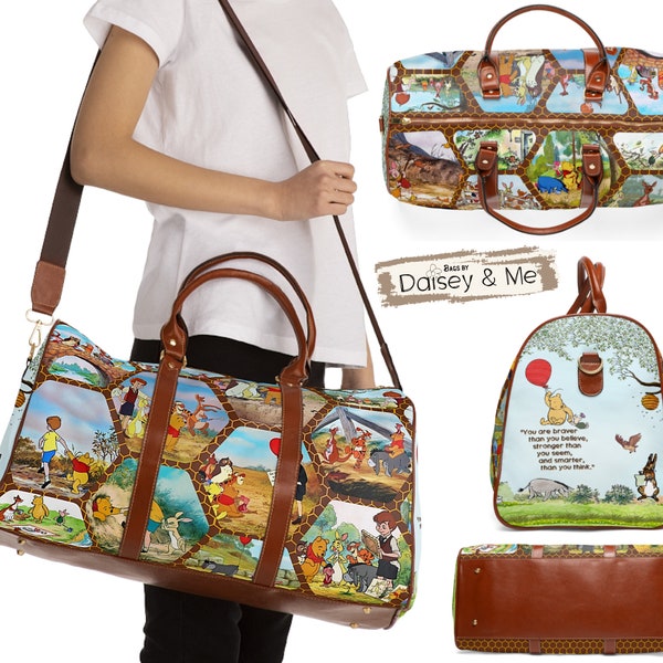 Winnie the Pooh ∙ Travel Bag for Women ∙ Overnight Bag ∙ Honey Bee ∙ Crossbody Bag for Women ∙ Various Sizes ∙ Backpack ∙ Diaper Bag