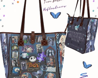 Corpse Bride • Shoulder Tote Bag • Retro Bag • Weekend Bag ∙ Travel Bag ∙ Nursing Bag • Nightmare Before Gift ∙ Burton ∙ Bags and Gifts