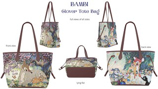FOTAP Bambi Inspire Borsa A Tracolla Con Stampo Di Bambi - Realizzata In Poliestere Resistente All'Acqua, Ideale Per Fan Del Film, Viaggi E Uso Quotidiano