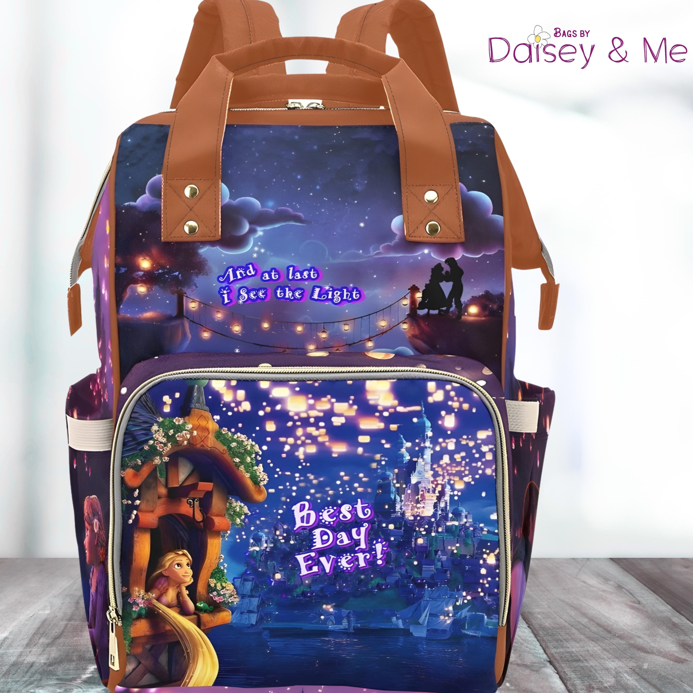 Tangled Rapunzel  Backpack  Lantern Festival  Crossbody Diaper Bags  Weekenders School Accessories and Gifts - Etsy