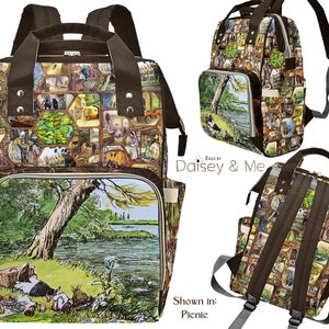 Wind in the Willows • Backpack Gift • Mr Toad ∙ Gifts for Frog Lovers ∙ Bags and Purses ∙ Diaper Bags • Weekend Bags • Travel Bags