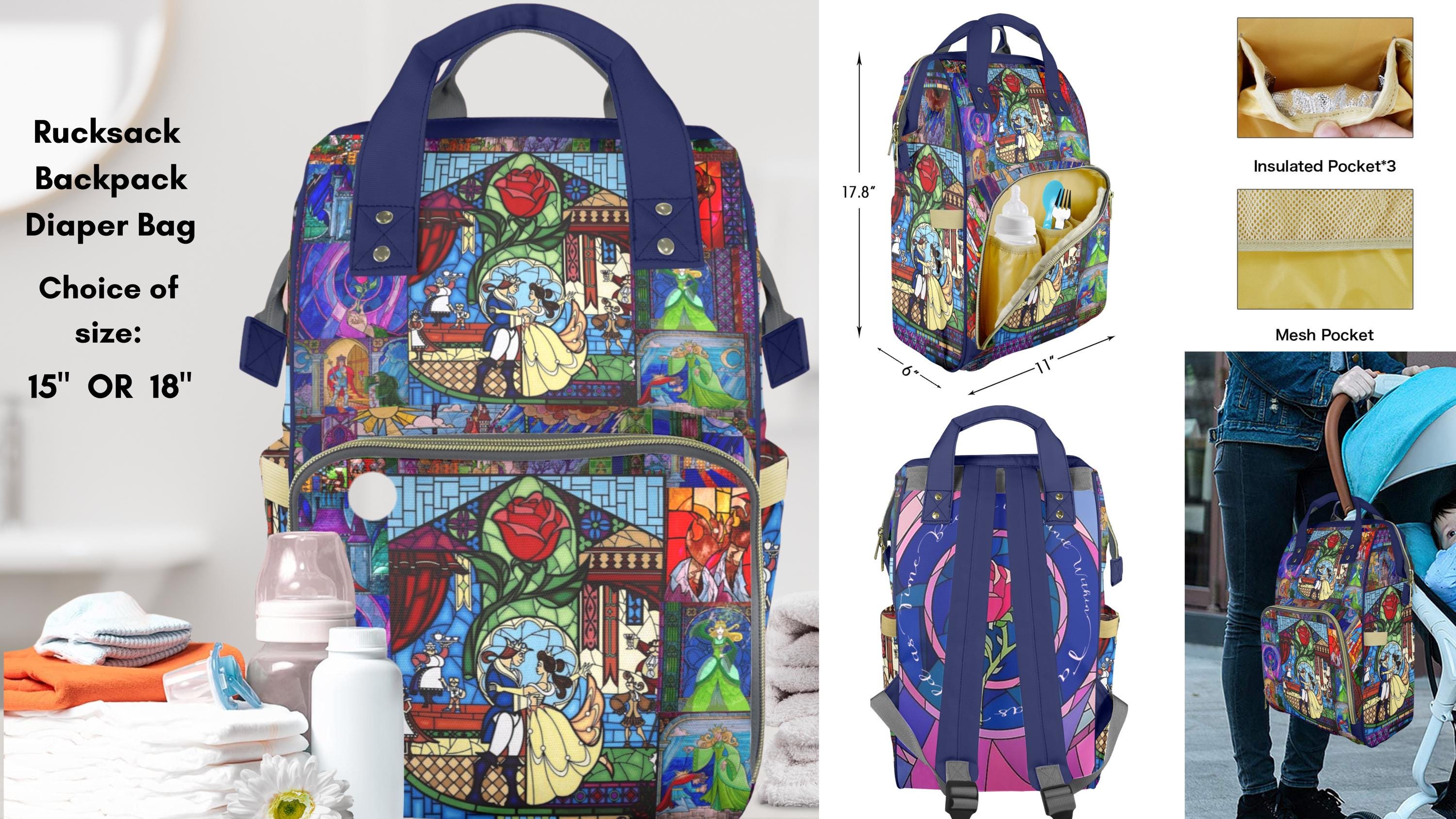 Beauty and the Beast ∙ Backpack Rucksack ∙ Beauty and the Beast