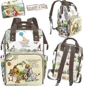Winnie the Pooh Classic ∙ Backpack ∙ Classic Story Book ∙ Piglet ∙ Eeyore ∙ Travel Bags for Women ∙ Insulated Diaper Bag ∙ Umbrella ∙ Wallet