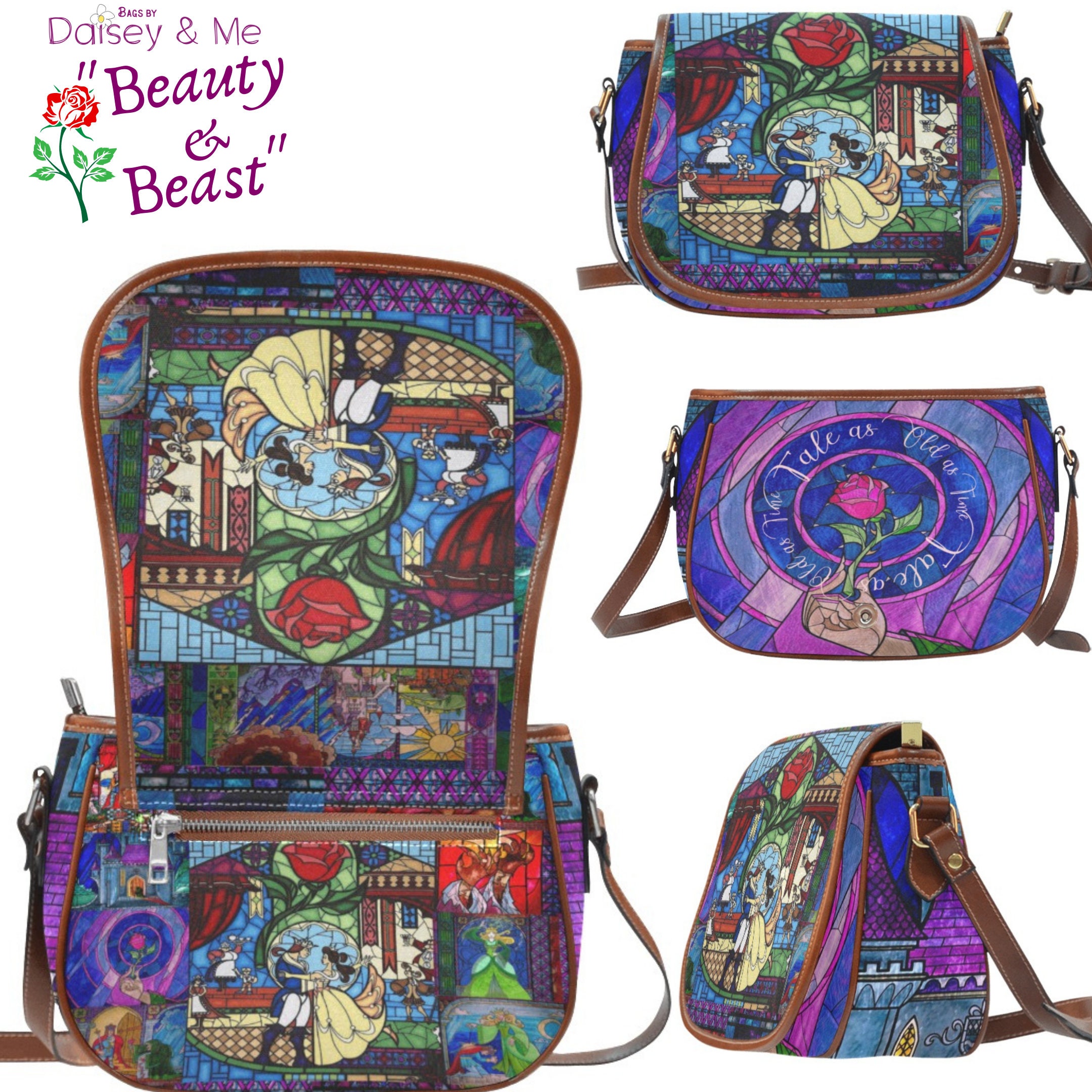 Beauty and the Beast ∙ Belle ∙ Travel Bag for Her ∙ Overnight