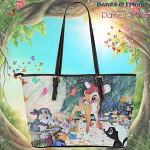 Bambi Bag • Shoulder Bag • Bambi Gifts • Bambi • Bags and Gifts • Zipper Tote Bag ∙ Fashion Bag ∙ Weekend Bags • Cute Forest Animals Gift