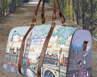 Mary Poppins ∙ Great Birthday Gift for ∙ Girlfriend Birthday ∙ Poppins Travel Bag ∙ London Travel Gift ∙ Great Gifts for women ∙ Nanny Gifts