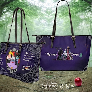 OG • Villain ∙ Diva Queen ∙ Shoulder Bags for Her ∙ Maleficent ∙ Ursula ∙ Evil Queen ∙ Weekend Bag for Women ∙ Cool Gift for Mom ∙ Diva Gift