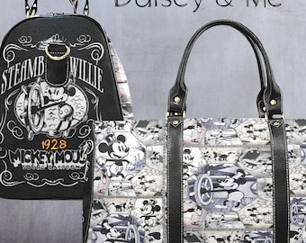 Mickey Bag • Gifts for Her • Steamboat Willie • Luggage Bags • Travel Bag • Overnight Bag • Weekend Bags • Crossbody Bags • Collectible Gift