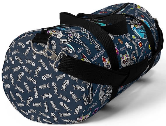 sugar skull duffle bag