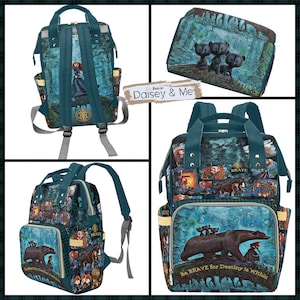 Brave • Backpack Gift • Brave Bags and Gifts • Merida Backpack • Brave Backpack • Princess Merida • School Bag • Travel Bag • Merida Gifts