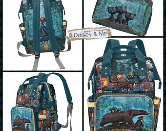 Backpack Gift • Brave Gifts • Princess Merida • Merida Gift • Merida Birthday • Brave Birthday • Weekend Bags for Women