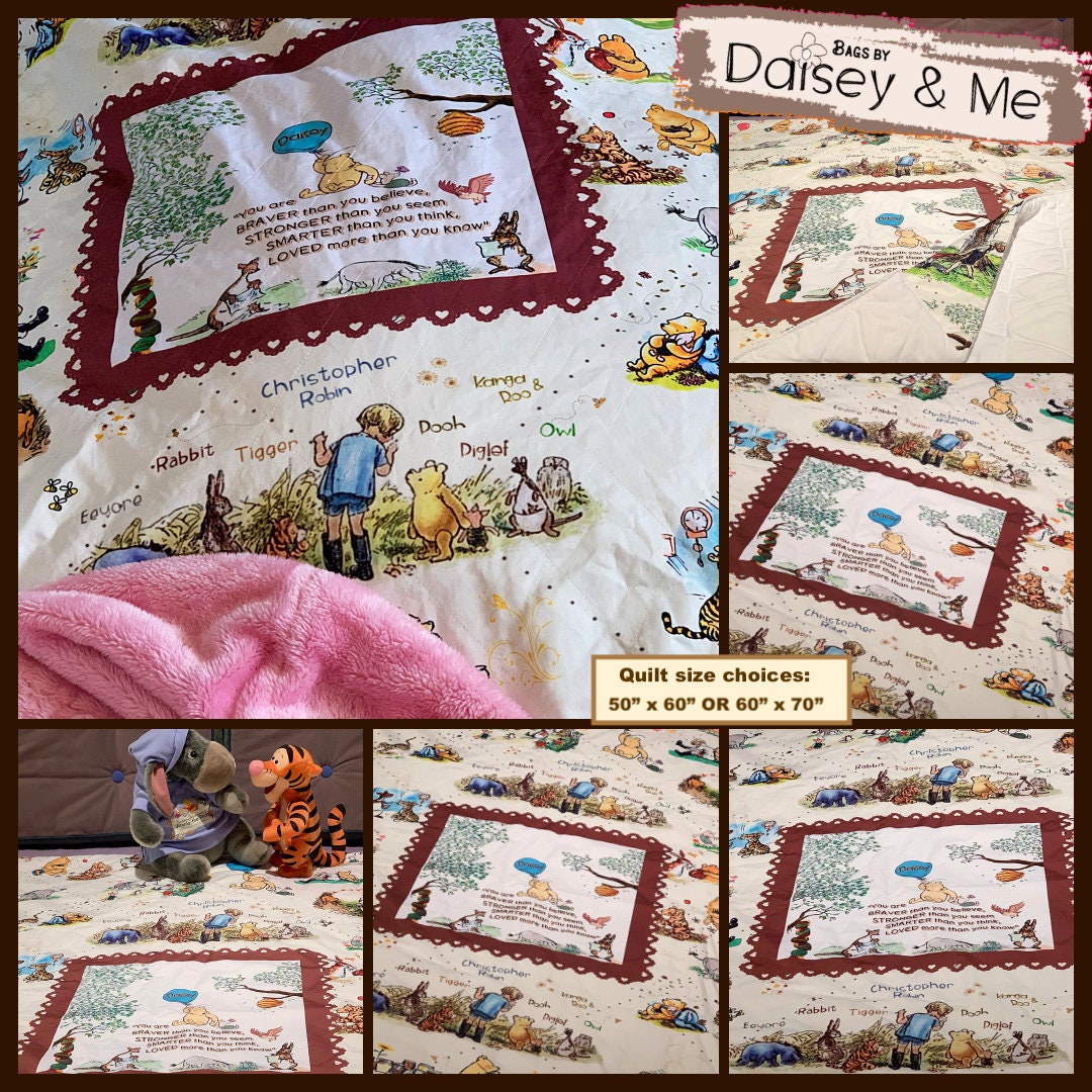 Cozy Blanket ∙ Winnie the Pooh ∙ Piglet ∙ Quilt Gift