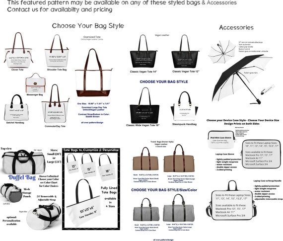 Vacation Bag ∙ Alice in Wonderland ∙ Weekend Bag for Her 