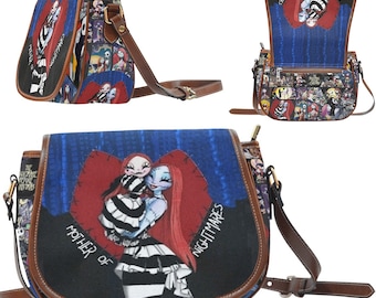 Sally Mother of Nightmares ∙ Crossbody Weekend Bags • Jack Skellington ∙ Halloween Town Backpack Travel Gifts and Accessories