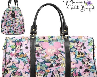 Minnie Mouse • Floral Bag • Overnight Bag • Mouse Bag • Travel Bag • Crossbody Bag • Diaper Bag • Weekend Bag • School Bag • Character Bag