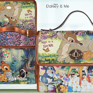 Bambi Bag • Crossbody Bag • Bambi • Gifts for Her • Bags and Gifts • Travel Bag • Backpack • Retro Bag • Thumper • Flower • Cute Deer Gifts
