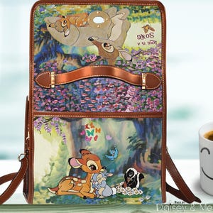 Bambi • Crossbody Bag • Bambi Bag • Gifts for Her • Bags and Gifts • Travel Bag • Backpack • School Bag • Thumper • Flower • Cute Deer Gifts