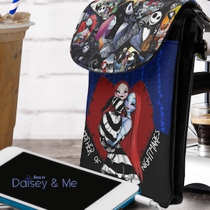 Cellphone Bag • Gift for Her • Mother of Nightmares ∙ Sally and Jack ∙ Skellington ∙ Bags and Gifts • Sally Bag ∙ Halloween Mom Gift