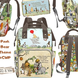 Classic Winnie the Pooh ∙ Backpack ∙ Child Story Book ∙ Piglet ∙ Eeyore ∙ Travel Bags for Women ∙ Insulated Diaper Bag ∙ Umbrella ∙ Wallet