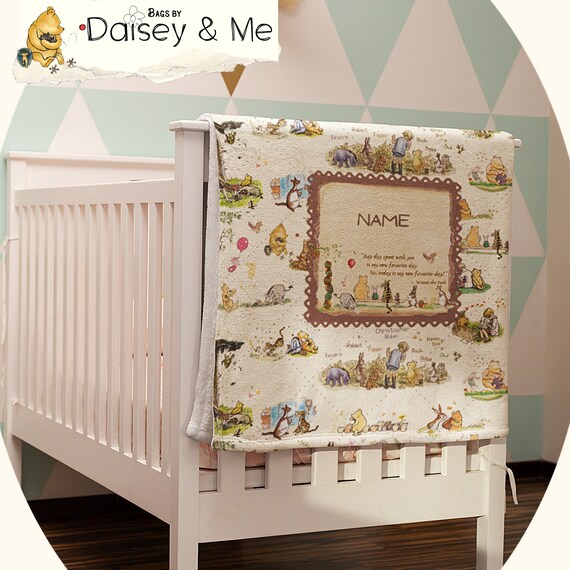 Classic Winnie the Pooh ∙ Piglet ∙ Crib Blanket ∙ Personalized Gifts ∙ Diaper Bags ∙ Diaper Backpack ∙ Diaper Tote ∙ Doctor Bag ∙ Umbrella