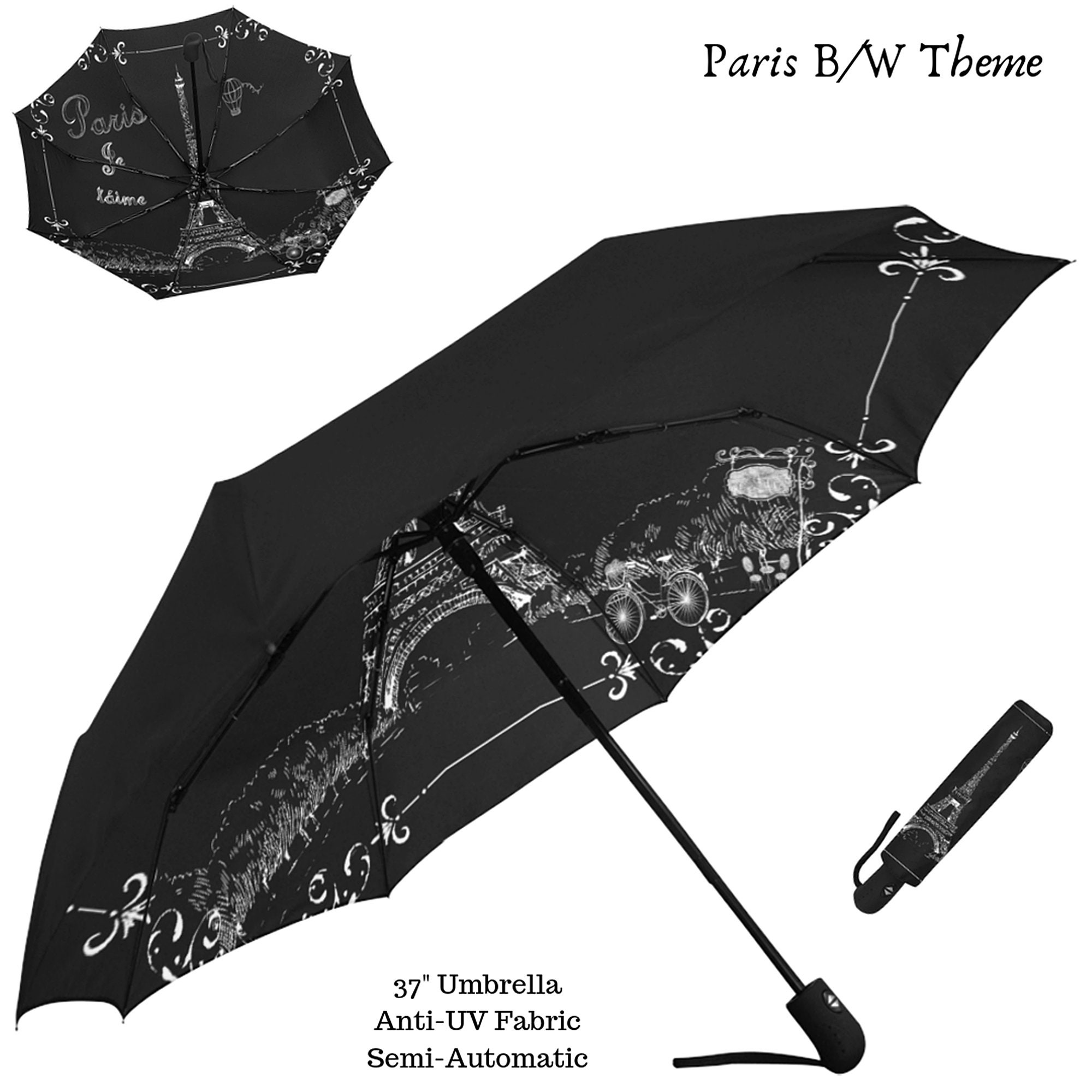 Discover Paris Umbrella, Eiffel Tower Umbrella