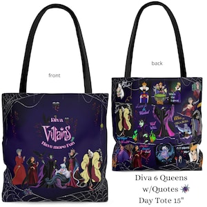 Fairytale Gift ∙  Evil Queen ∙ Villain ∙ Day Tote ∙ Shoulder Bag ∙ Maleficent ∙ Ursula ∙ Teacher Tote ∙ Beach Bag ∙ Weekend Bag ∙ Diva Gift