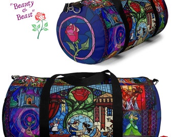 Fairytale Gifts • Beauty and the Beast ∙ Duffel Bag ∙ Travel Bags for Women ∙ Crossbody Bags ∙ Overnight Bag for Her ∙ Fashion Bag for Women