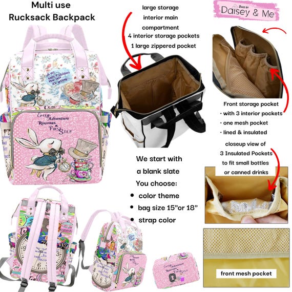 Alice ∙ Backpack ∙ Alice in Wonderland ∙ Bags and Gifts  display picture 3