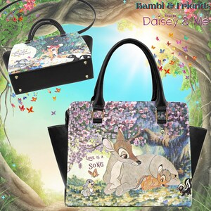 Bambi Gift • Bambi Bag ∙ Crossbody Bags ∙ Shoulder Bags ∙ Satchel Bags ∙ Baby Woodland Animals Gifts ∙ Bags and Purses