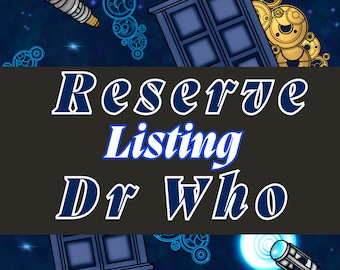 RESERVE ∙ Doctor Who ∙ Bags and Gifts ∙ Backpack ∙ Dr Who Inspired Theme Bags ∙ Bags for Diapers ∙ Overnight Bag ∙ Weekender • Gifts for Her