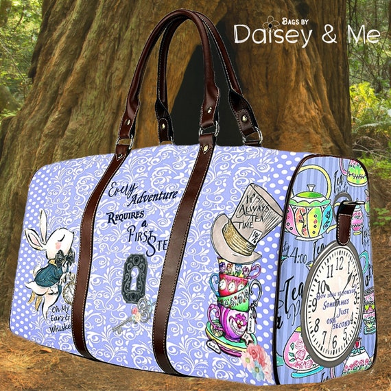 Buy Blue Bag for Her Alice in Wonderland Overnight Bag for Women Alice Gift  Crossbody Diaper Bag Travel Bag for Women Alice Birthday Online in India 