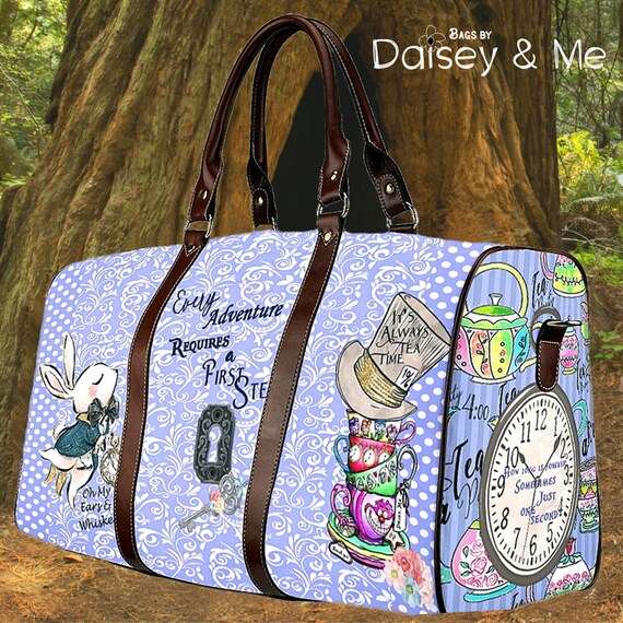 Buy Blue Bag for Her Alice in Wonderland Overnight Bag for Women Alice Gift  Crossbody Diaper Bag Travel Bag for Women Alice Birthday Online in India 