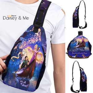 Rapunzel ∙ Tangled Rapunzel ∙ Chest Bag • Crossbody Bag ∙ Sling Bag ∙ Backpack for Women ∙ Bags and Gifts for Women ∙ Travel Bags for Women