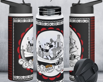 Steamboat Willie • Mickey • Tumbler • Stainless Steel Water Bottle • Travel Mug • Weekender Bags and Accessories