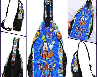 Goofy and Friends ∙ Goofy Character ∙ Chest Bag ∙ Unisex Bag ∙ Crossbody Bag ∙ Diaper Bag ∙ Backpack ∙ Messenger ∙ Duffel ∙  Umbrella