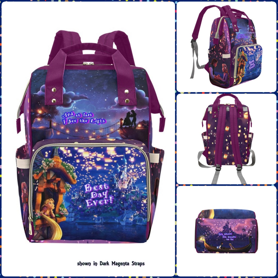 Tangled Rapunzel ∙ Backpack ∙tangled Princess ∙ Diaper Backpack Bag ∙ ...