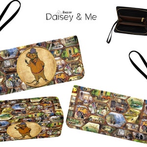 Wind in the Willows ∙ Toad Hall Gift ∙ Wallet Gift ∙ Small Bags for Her ∙ Travel Bags ∙ Gifts for Book Lovers ∙ Crossbody Bags • Frog Gift