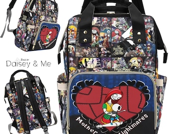 Sally • Backpack • Mother of Nightmares ∙ Sally and Jack ∙ Diaper Bag ∙ Nursing Bag • Bags and Gifts • School Bag • Halloween Mom Gift