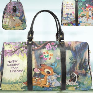 Bambi Gift • Bambi Bag • Overnight Bag • Bambi • Bags and Gifts • Travel Bag • Diaper Bag • Thumper • Flower • Cute Baby Deer Gifts