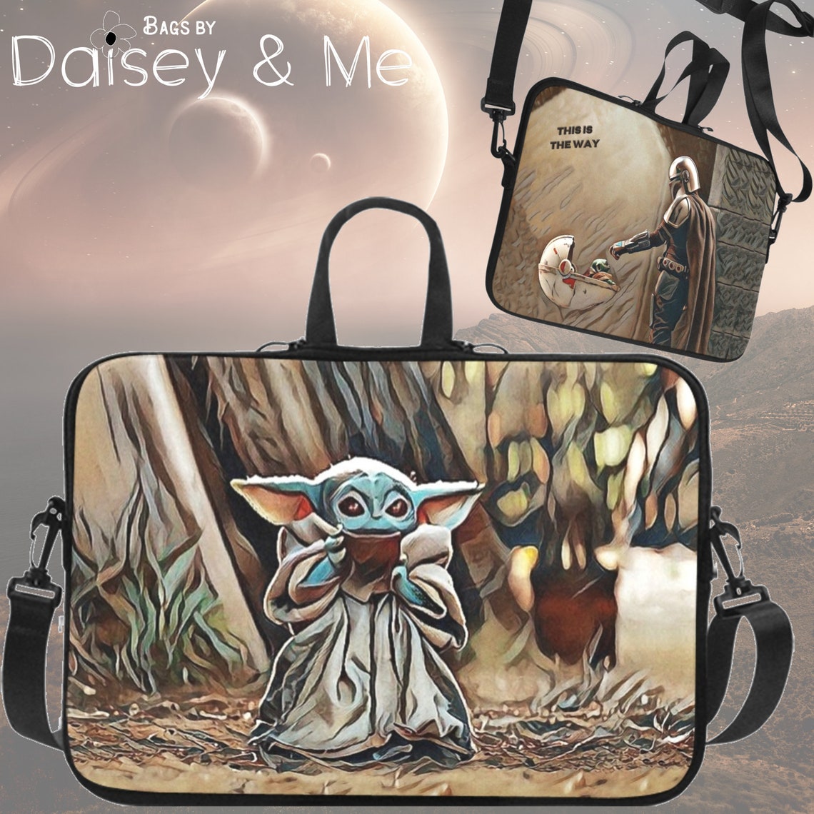 Baby Yoda Doctor Satchel Mandalorian inspired The Child Etsy