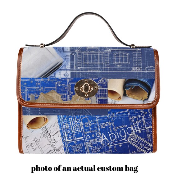 Architect Bag Custom Messenger Bag Crossbody Bag Student Etsy