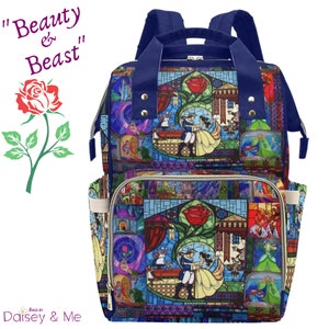 Gifts for Her • Beauty Beast Backpack • Beauty and Beast ∙ Bags and Purses ∙ Diaper Bag ∙ Weekend Bag ∙ Travel Bag ∙ Crossbody Bag