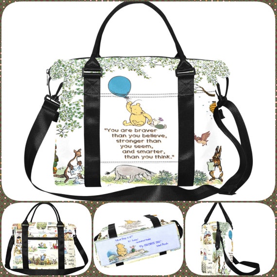 Winnie the Pooh Classic Tall Duffel Bag Piglet Eeyore | Etsy