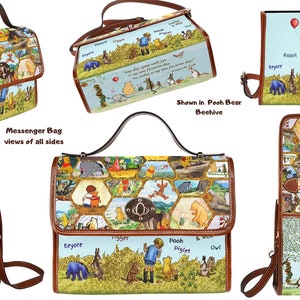 Winnie the Pooh Travel Bag for Women Overnight Bag Honey Bee Crossbody Bag for Women Various Sizes Backpack Diaper Bag Messenger Beehive